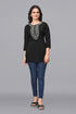 OWO THE LABEL Short Kurti For Women with Embroidery work in neck (OTLKRT2000)
